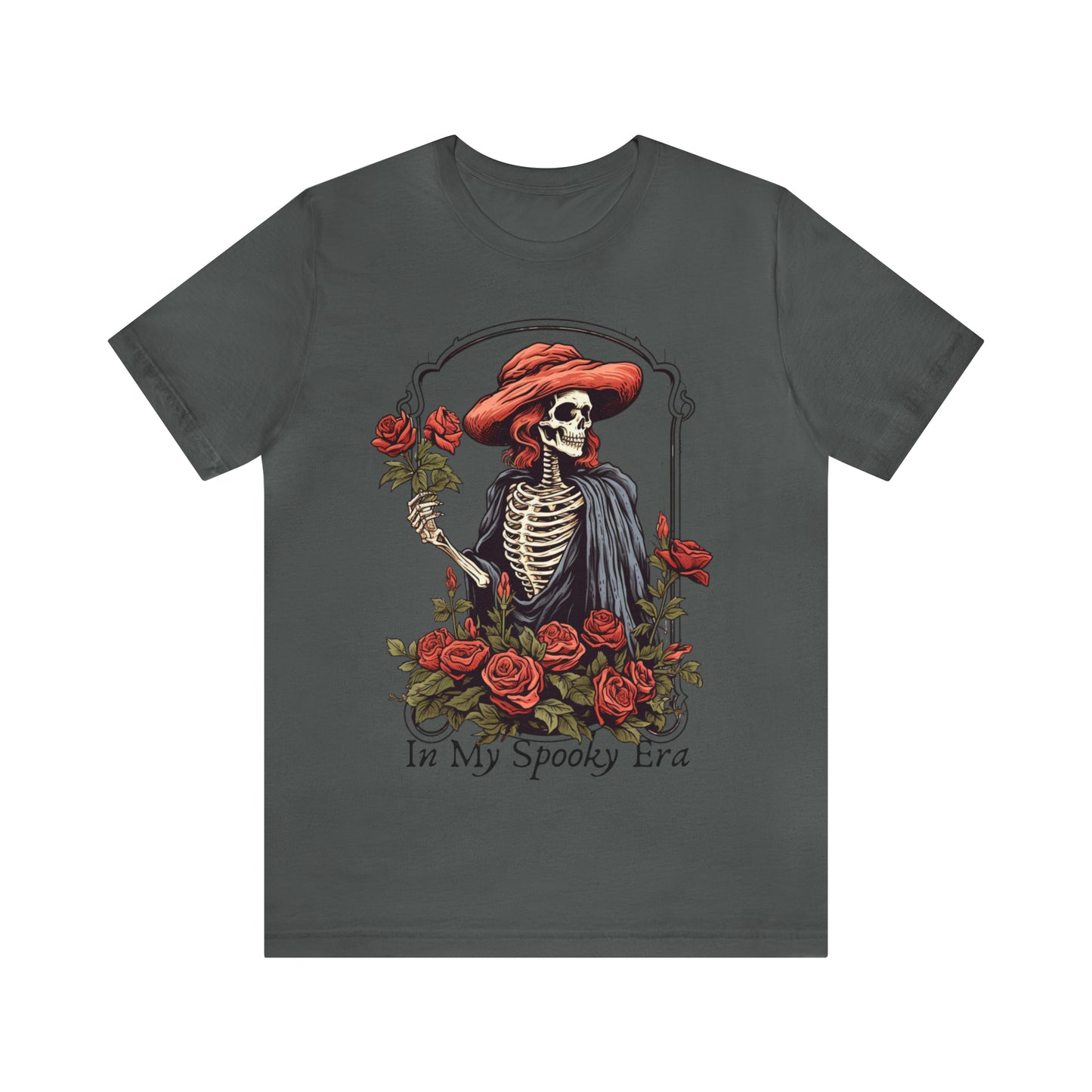 Spooky Era Skeleton Shirt Floral Skeleton T Shirt