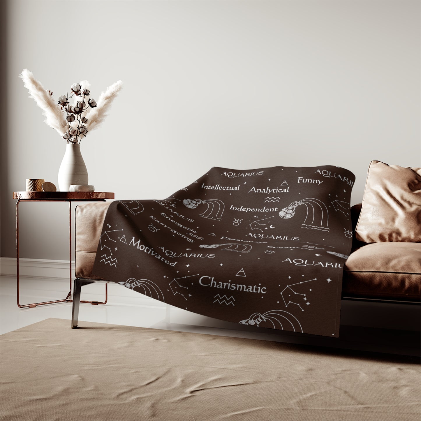 Aquarius Zodiac Blanket