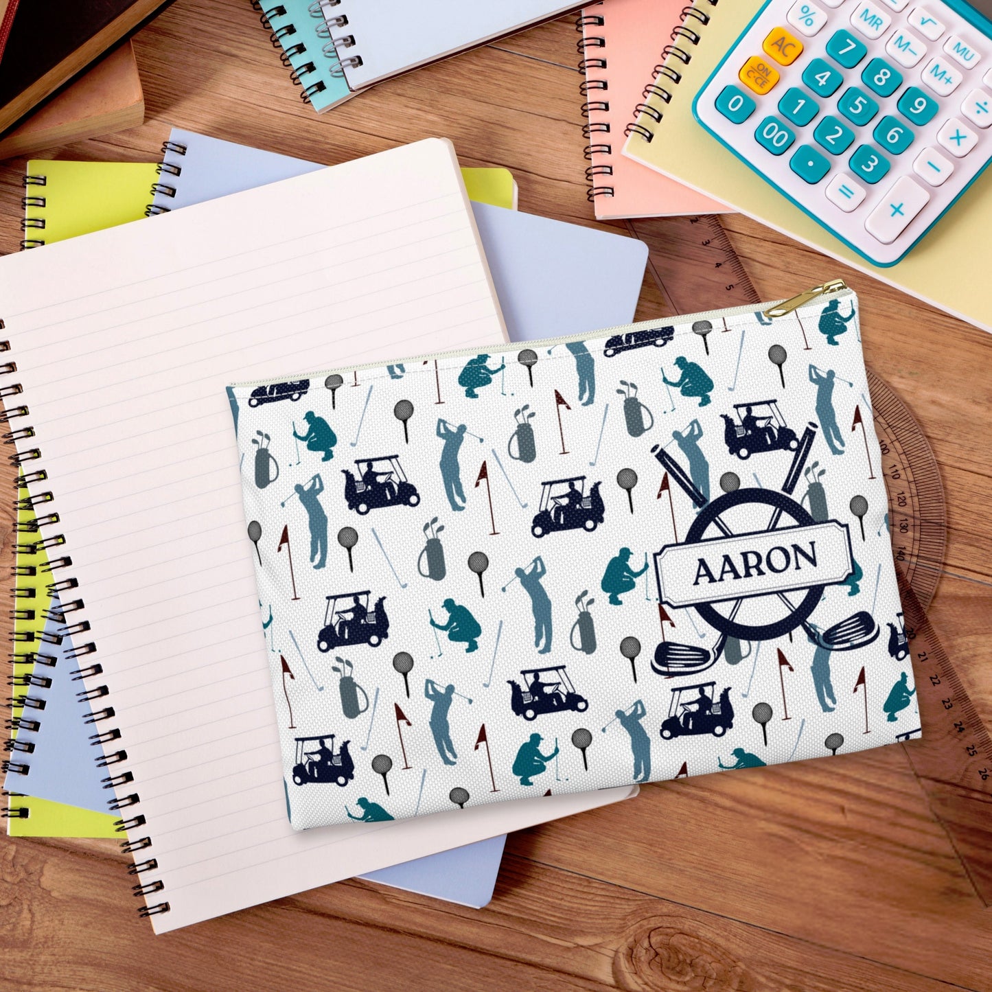 Personalized Golf Zipper Case