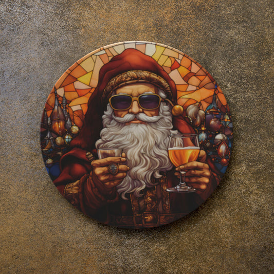 Cool Santa Bone China Plate