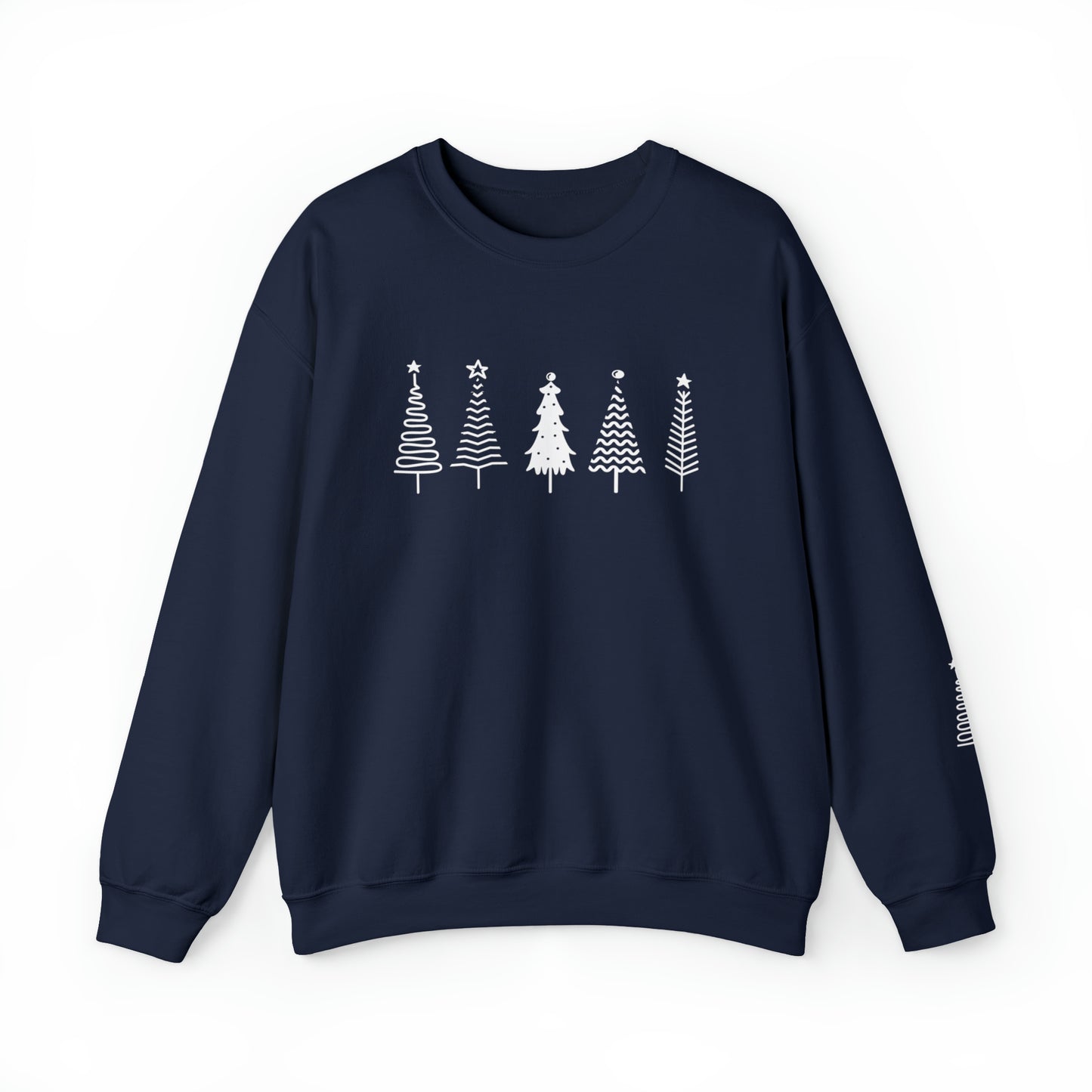 Minimalistic Christmas Tree Sweatshirt, Simple Christmas Sweatshirt For Women Minimalist Trendy Christmas Sweatshirt For Christmas Eve