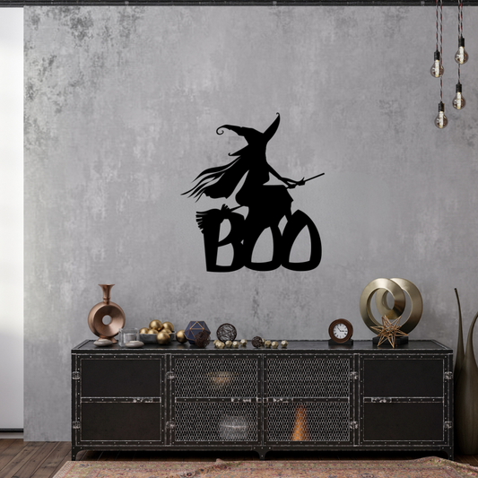 Metal Halloween Witch Wall Art Halloween Wall Decor