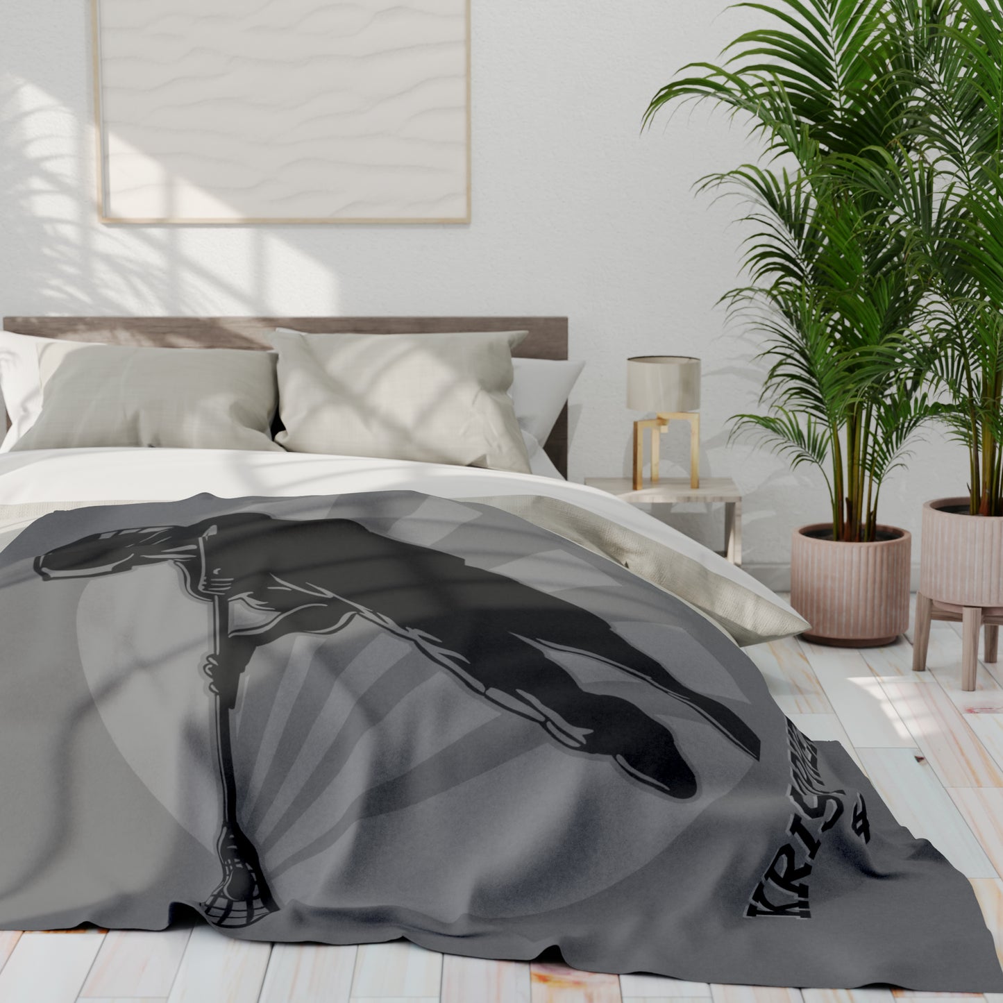 Custom Lacrosse Blanket Personalized Lacrosse Gift