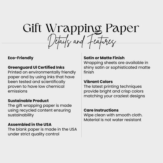 Customizable Birthday Gift Wrapping Paper retro gift wrap