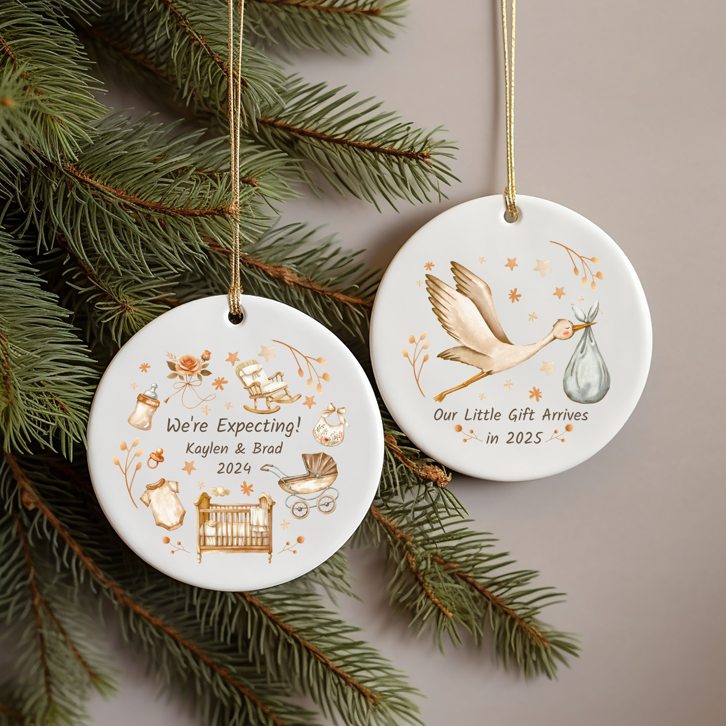 Expecting Parents Ornament Newly Pregnant Gift