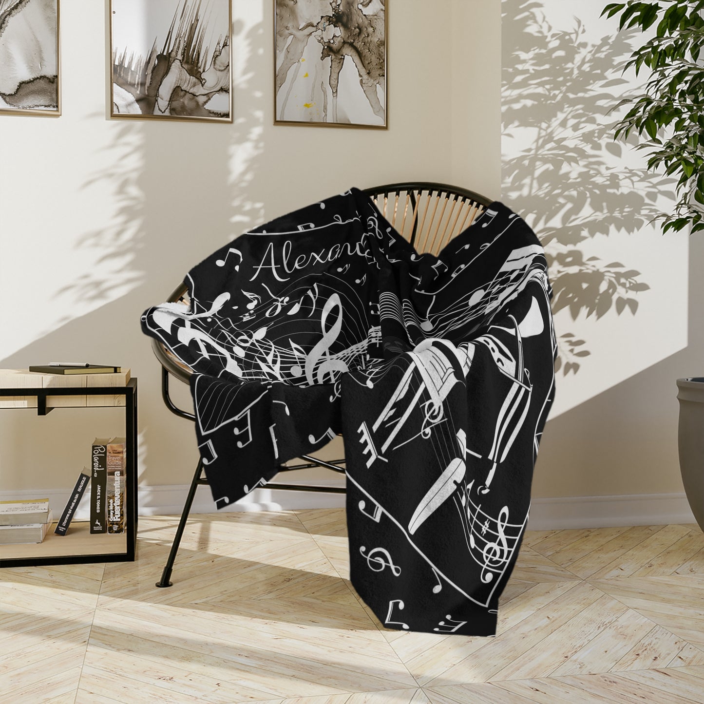 Personalized Piano Blanket Custom Blanket Pianist Gift