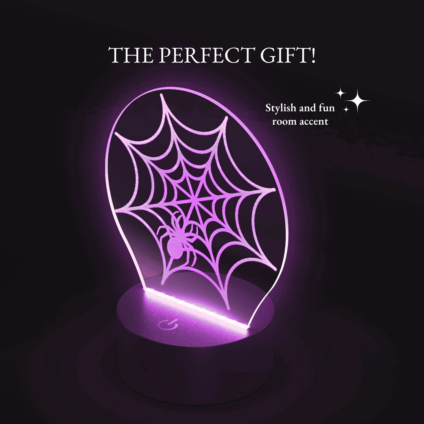 Halloween Spider Web LED Light Halloween Decor