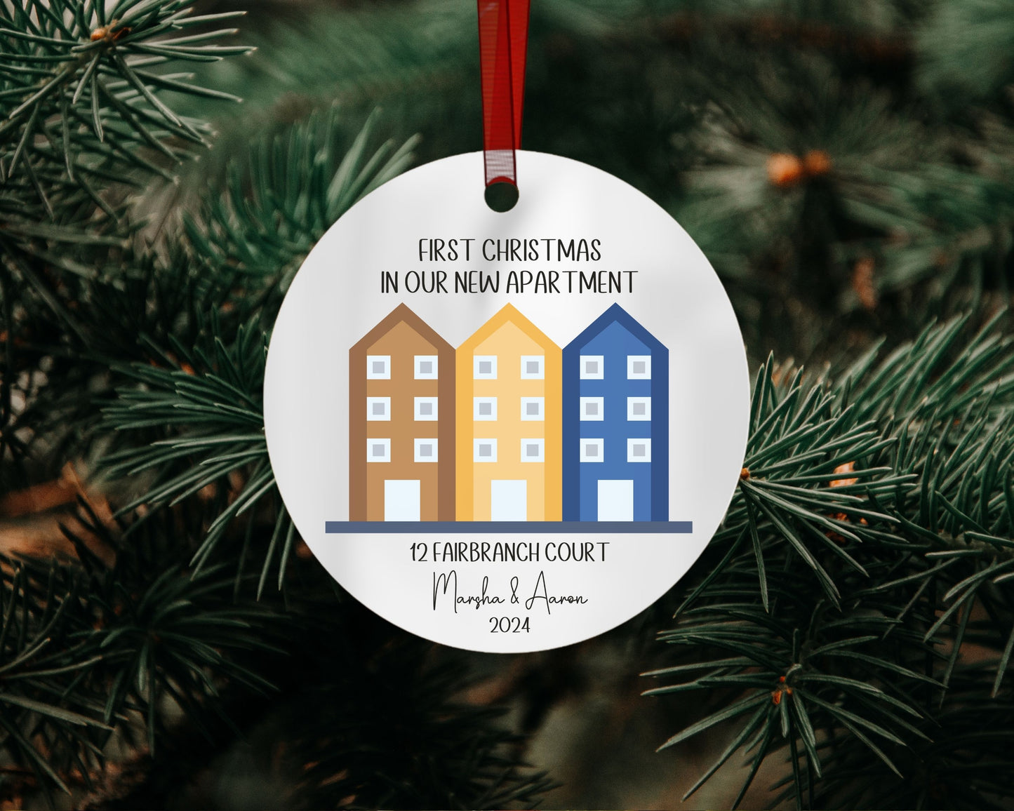 Our First Place Custom Christmas Ornament