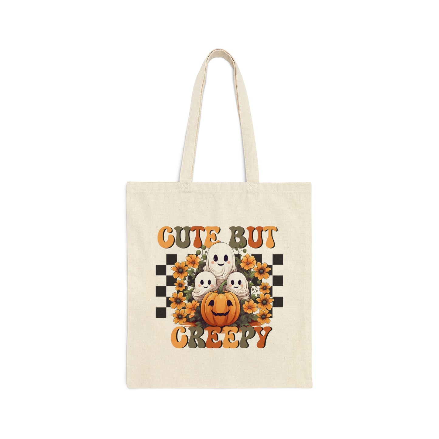 Cute Ghosts Trick or Treat Bag Halloween Tote Bag, Halloween Candy Bag Fall Tote Bag Halloween Goodie Bag Halloween Bag