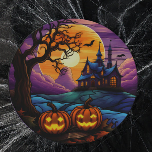 Halloween Haunted Mansion Bone China Plates