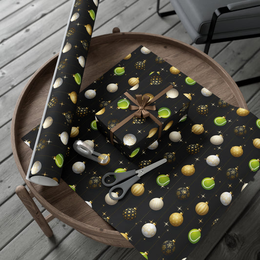 Tennis Christmas Wrapping Paper