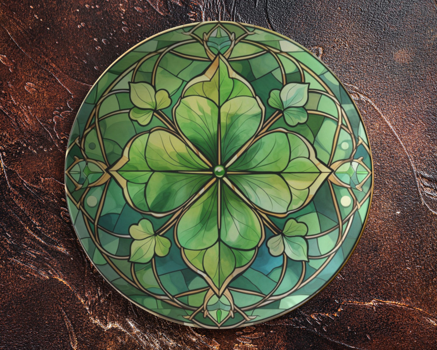 March Birthday Plate St Patricks Birthday Party Decor Thermosaf Polymer Plastic Plate