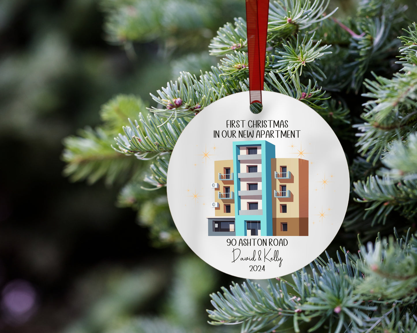 Personalized First Apartment Gift First Apartment Christmas Ornament