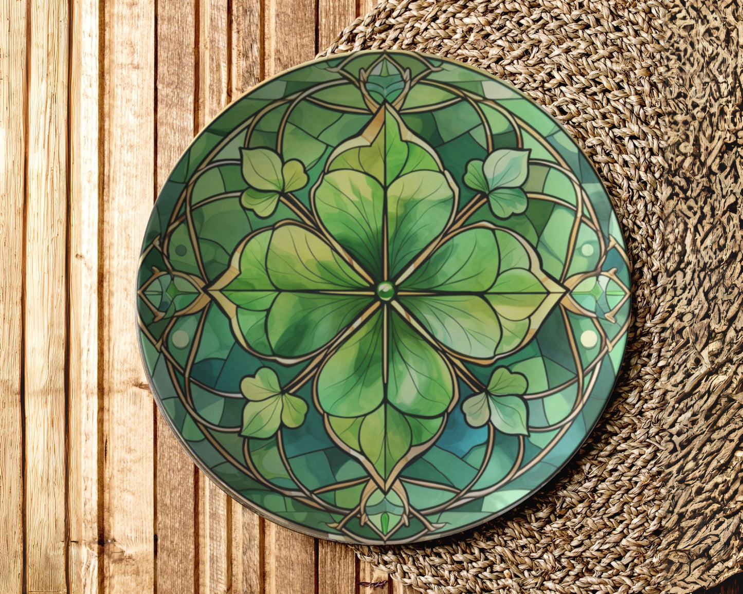 March Birthday Plate St Patricks Birthday Party Decor Thermosaf Polymer Plastic Plate