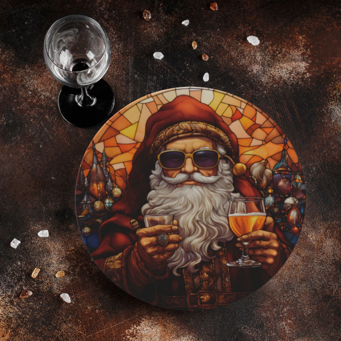 Cool Santa Bone China Plate