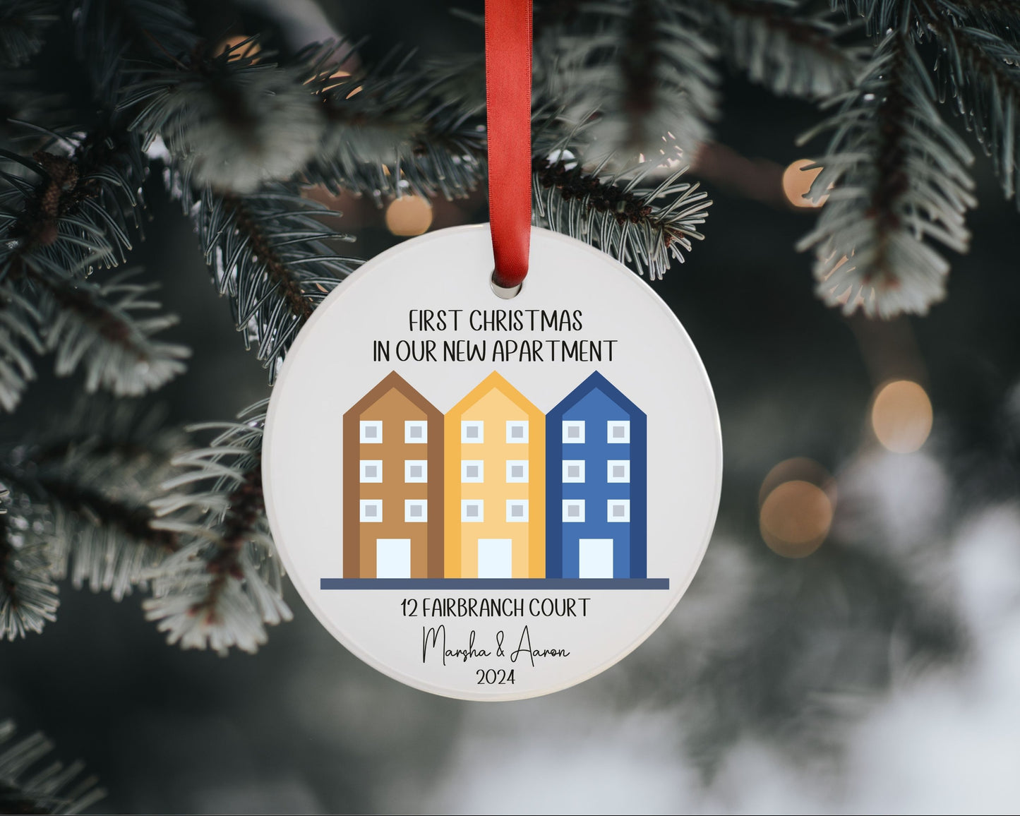 Our First Place Custom Christmas Ornament