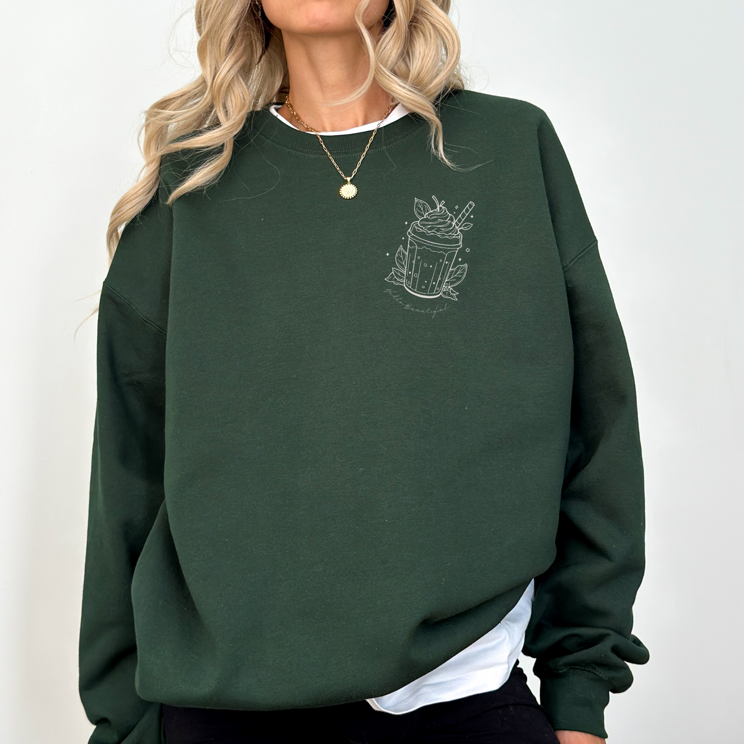 Inspirational Pumpkin Spice Sweatshirt, Thankful Grateful Blessed Sweatshirt Pumpkin Spice Latte Sweatshirt Fall Coffee Lover Sweatshirt