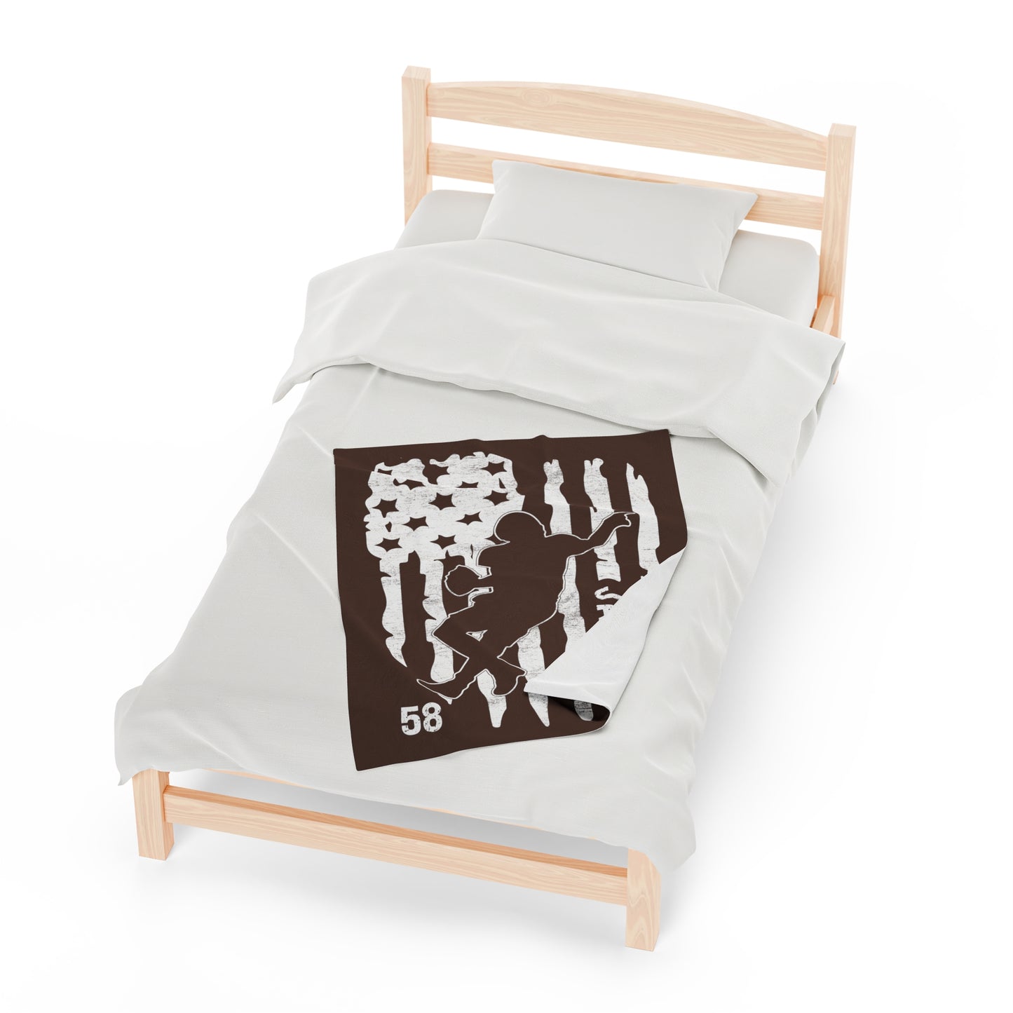 Custom American Football Blanket Football Player Gift