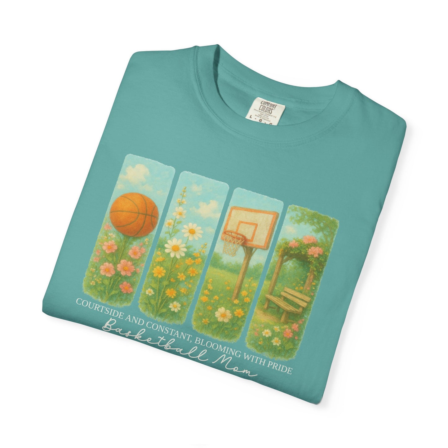 Floral Basketball Mom Shirt