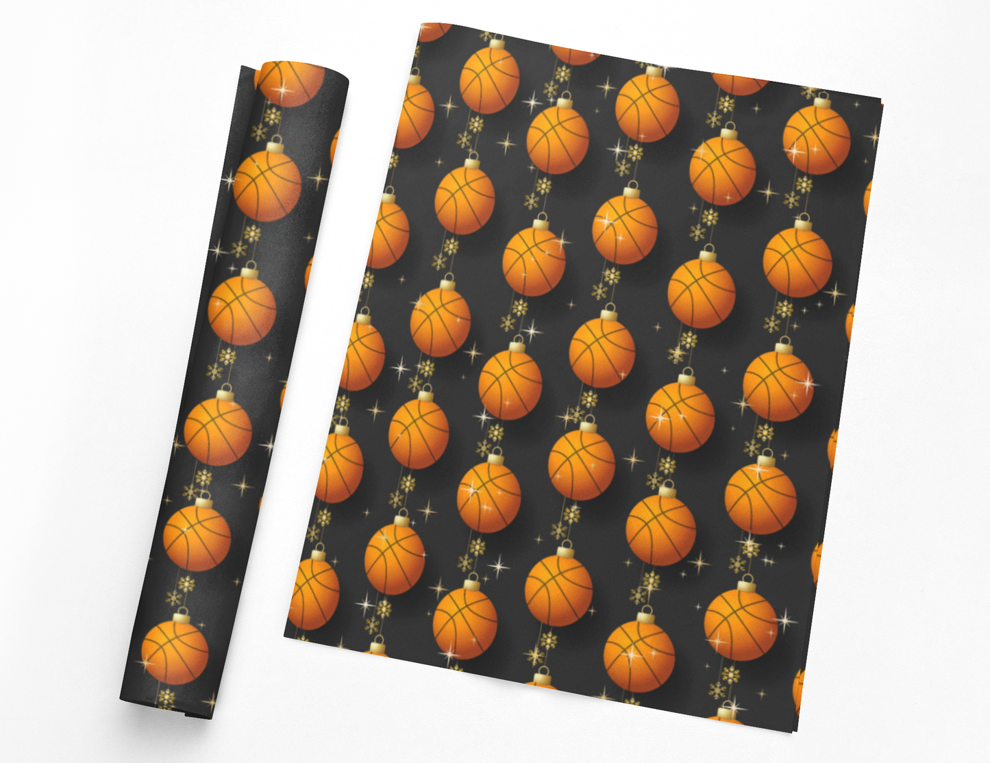 Christmas Basketball Wrapping Paper