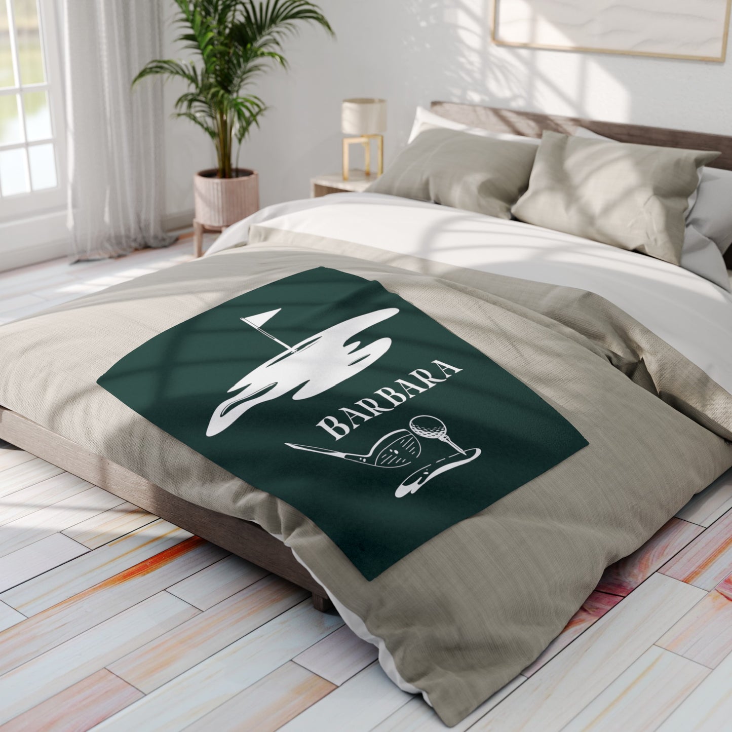 Personalized Golf Blanket Gift for Golfer