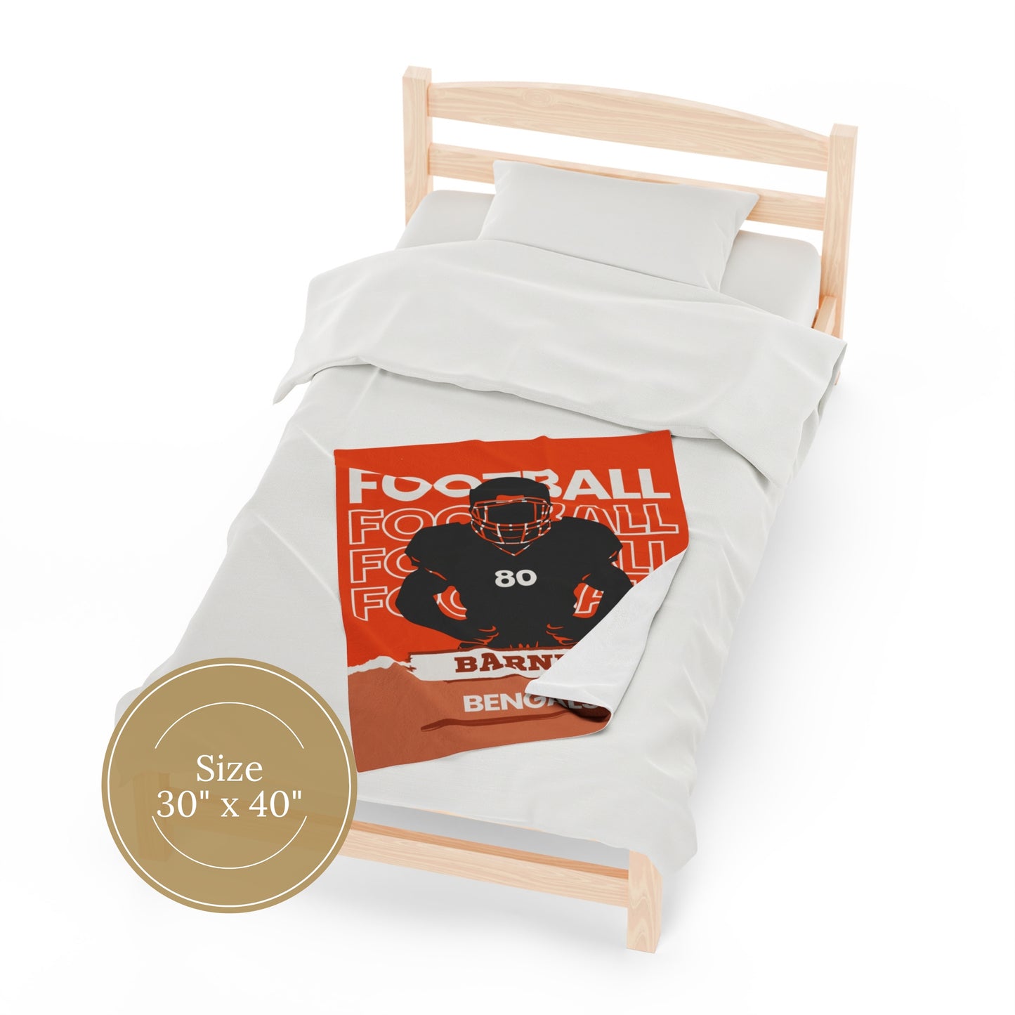 Custom Football Blanket