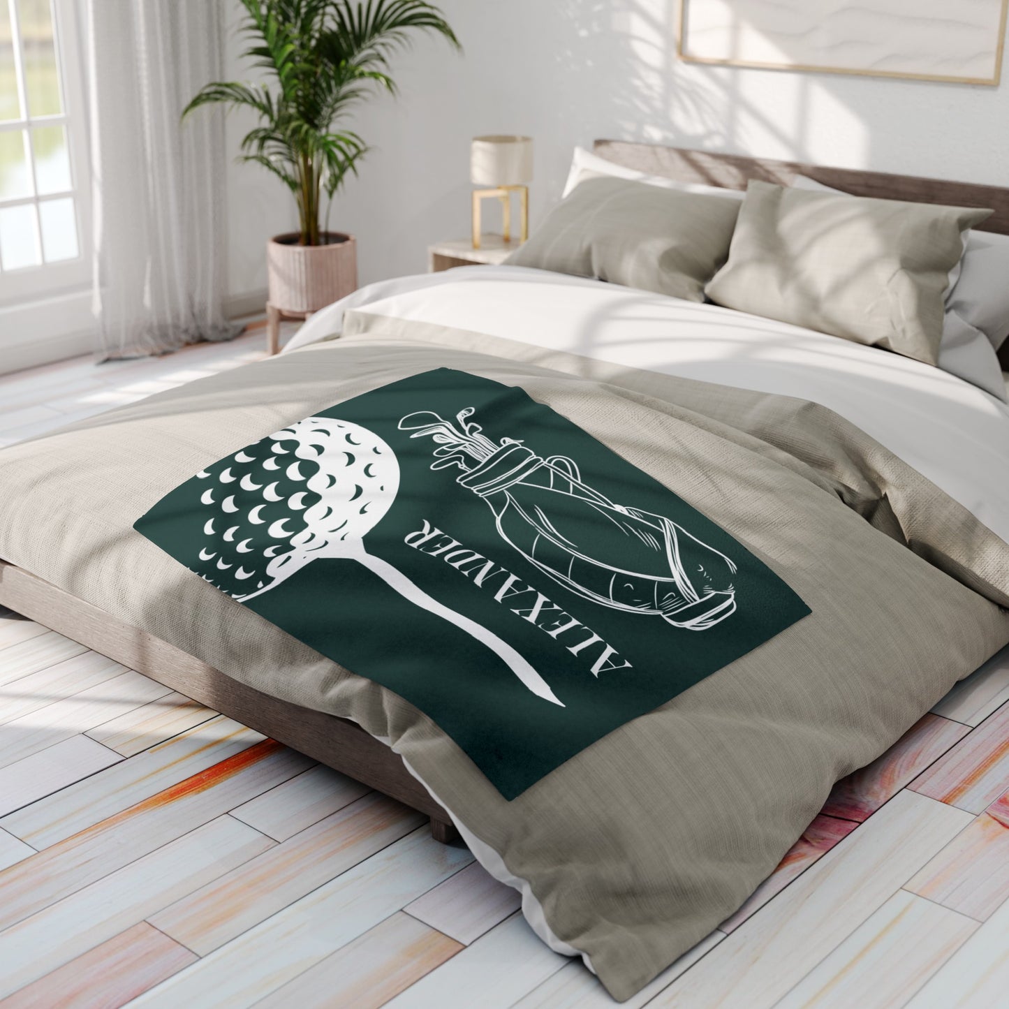 Personalized Golf Blanket Gift for Golfer