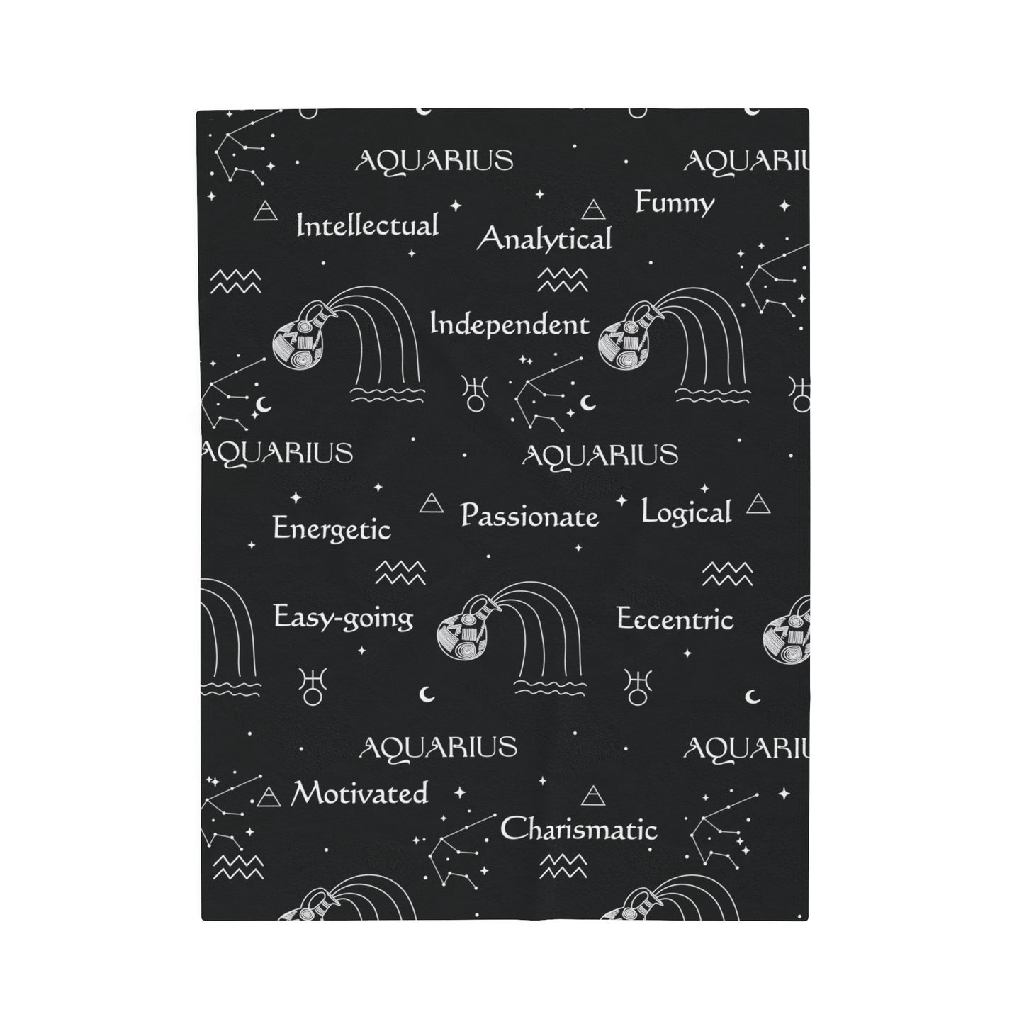 Aquarius Zodiac Blanket