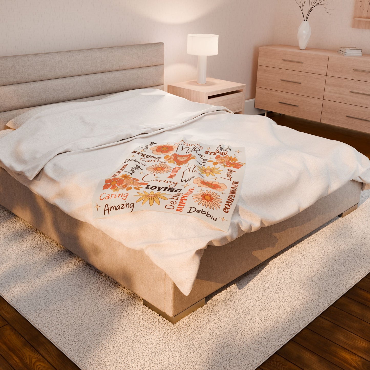 Personalized Mom Blanket Gift For Mother