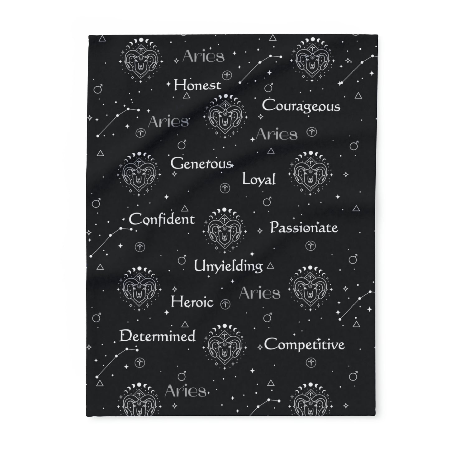 Aries Zodiac Blanket