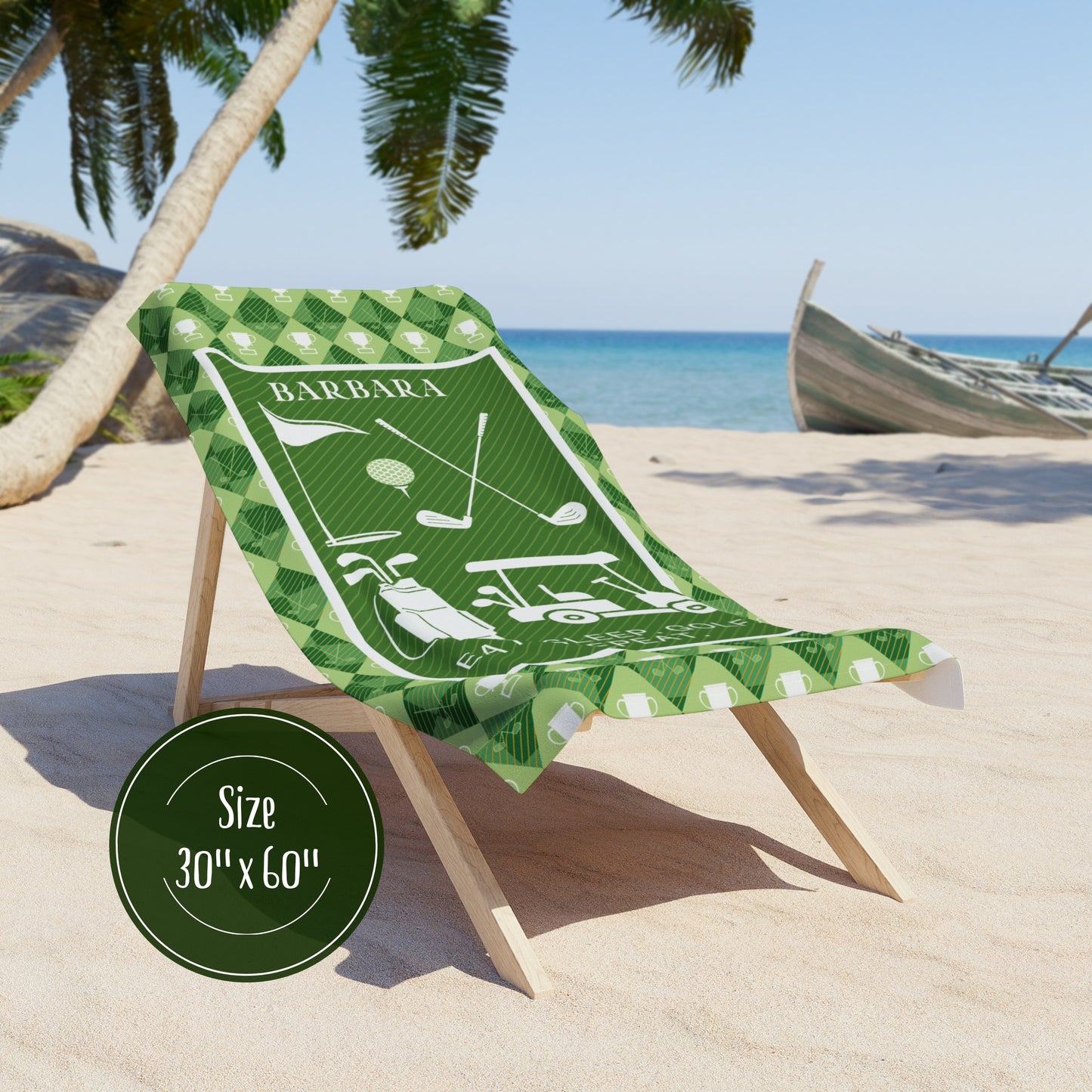 Custom Golf Beach Towel