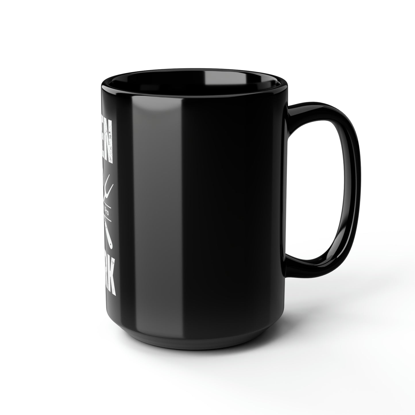 Smart Men Let The Pellets Do the Work Funny 15 oz Black Coffee Mug