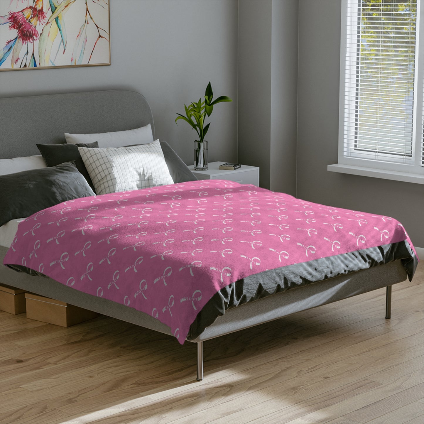Breast Cancer Blanket, Breast Cancer Awareness Sofa Throw Blanket Breast Cancer Survivor Gift Breast Cancer Pink Ribbon Blanket