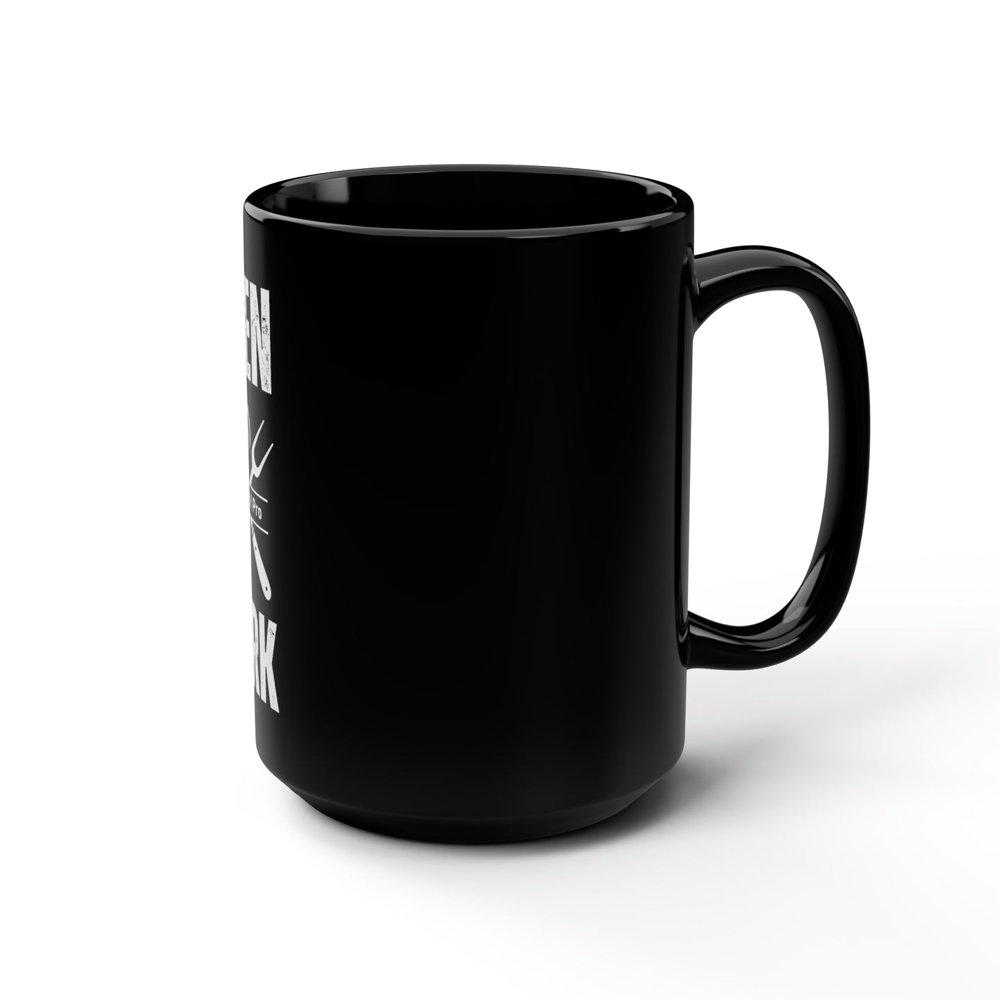 Smart Men Let The Pellets Do the Work Funny 15 oz Black Coffee Mug