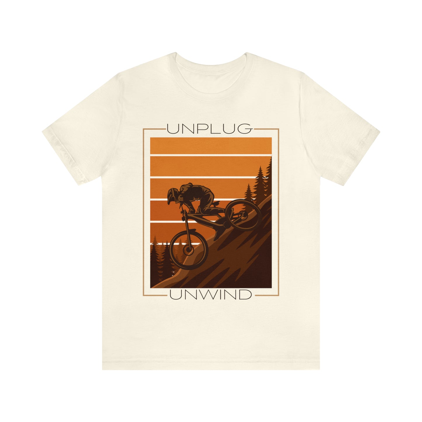 Mountain Bike Graphic Tee Shirt