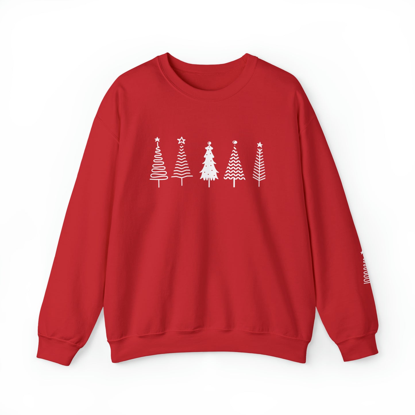 Minimalistic Christmas Tree Sweatshirt, Simple Christmas Sweatshirt For Women Minimalist Trendy Christmas Sweatshirt For Christmas Eve