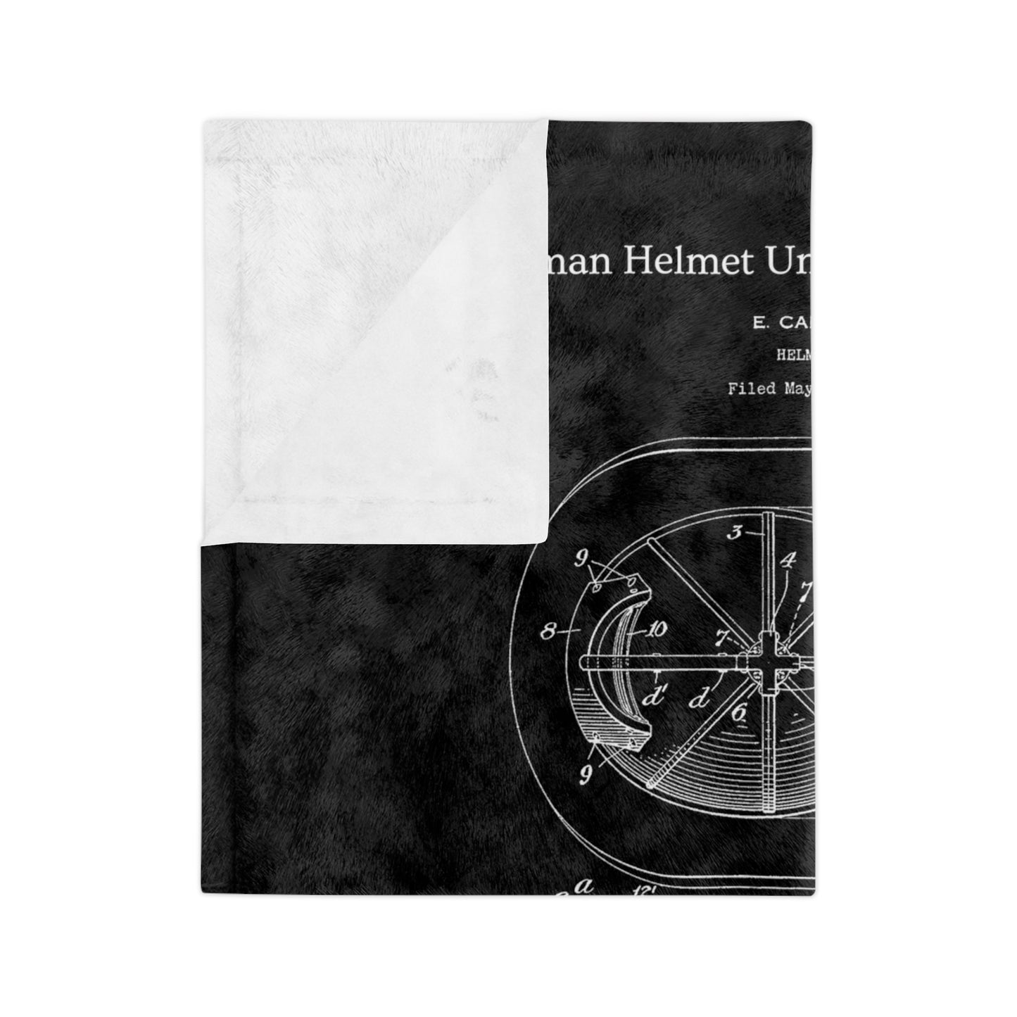 Fireman Helmet United States Patent Blanket