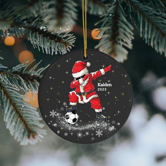 Personalized Soccer Ornament