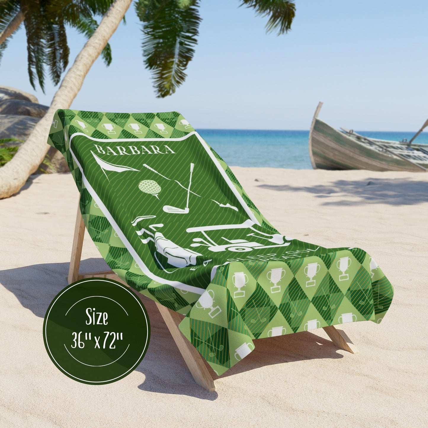 Custom Golf Beach Towel