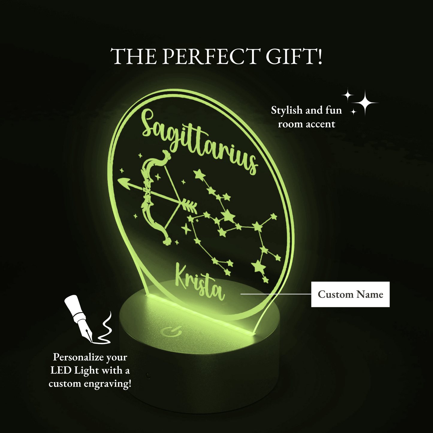 Personalized Sagittarius Light Sagittarius Gift Ideas