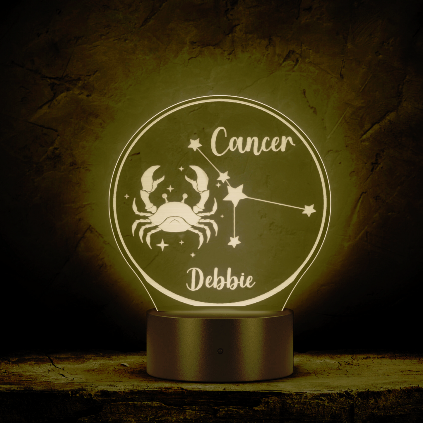 Personalized Cancer LED Light Cancer Gift Ideas