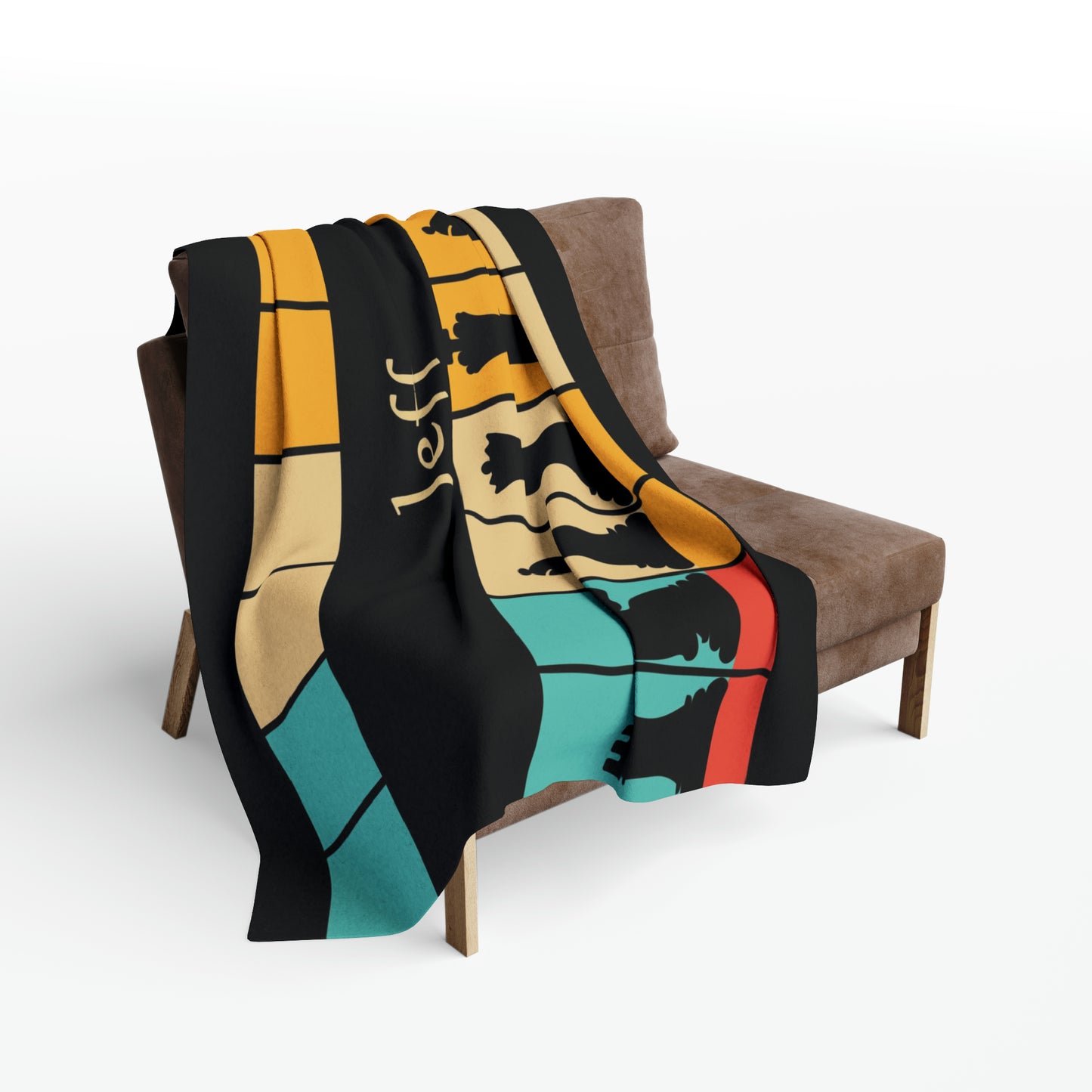 Personalized Retro Chess Blanket