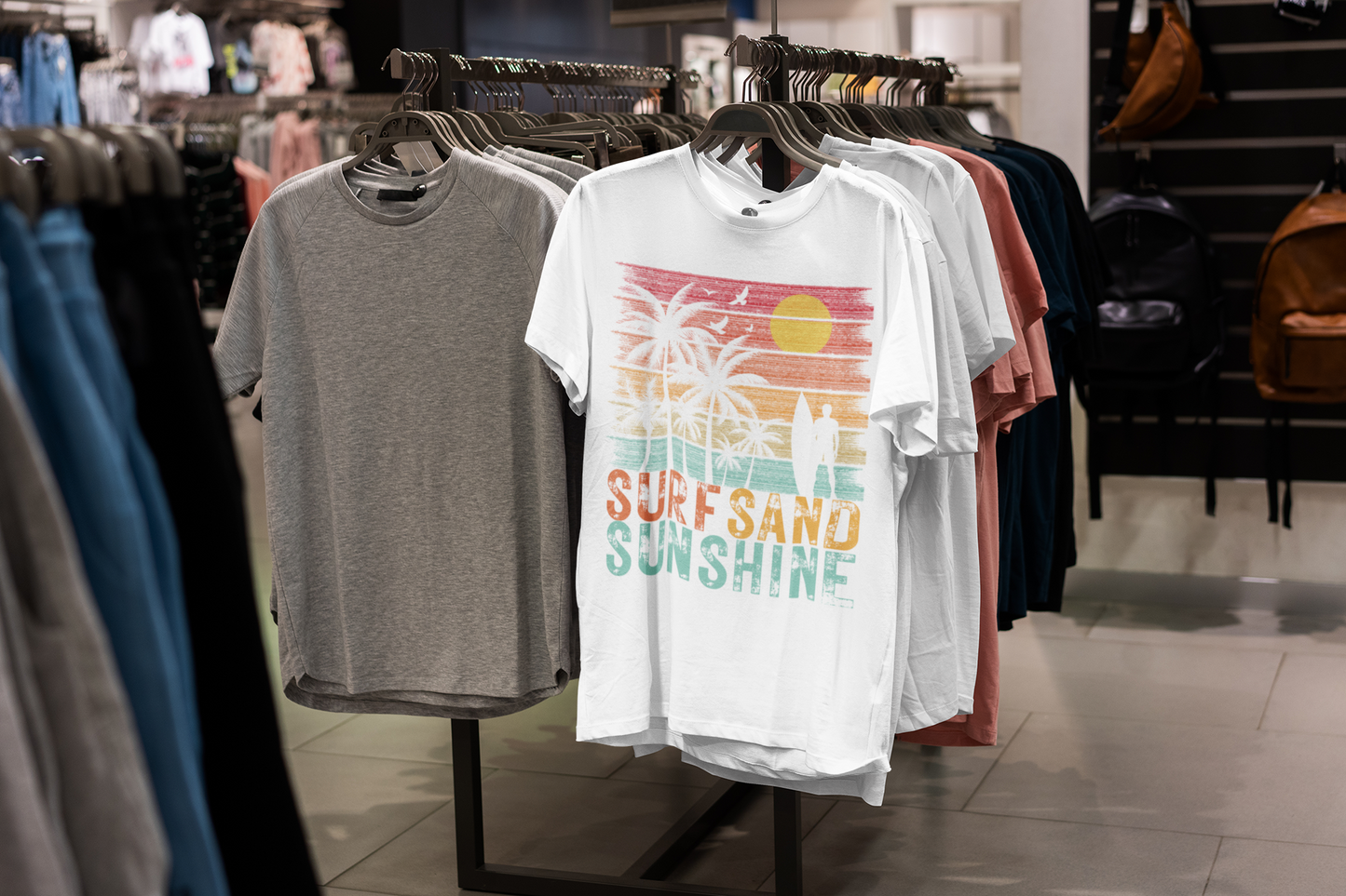 Surf Sand Sunshine Unisex Summer Surfing Shirt