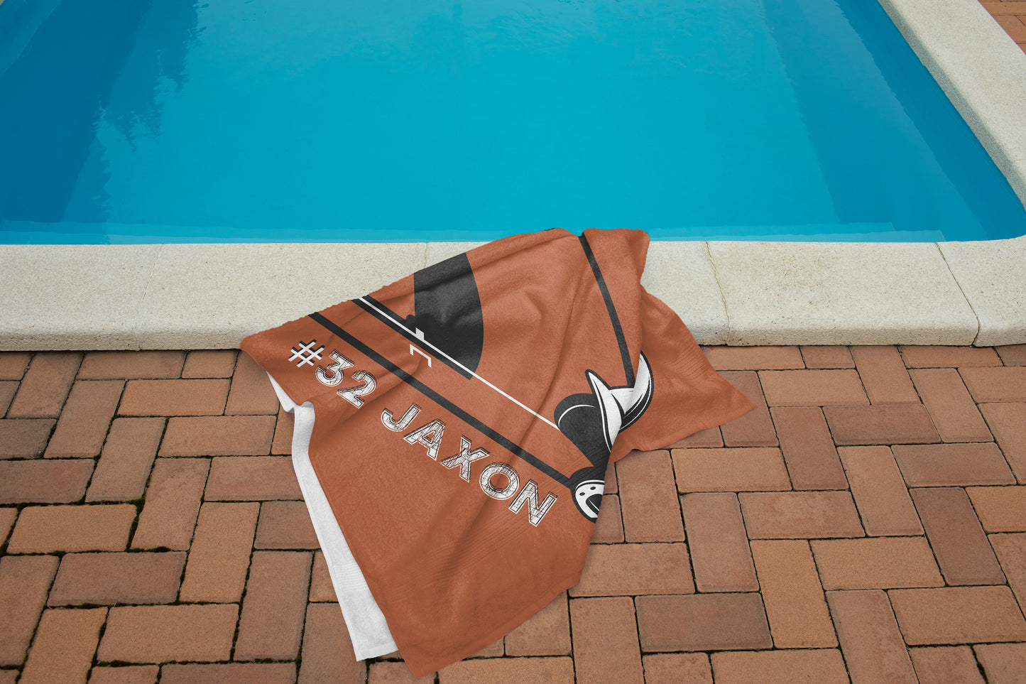 Custom Baseball Beach Towel Personalized Baseball Gift