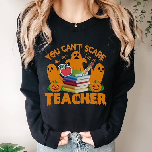 Teacher Halloween Shirt Retro Halloween Sweatshirt Teacher Halloween Gift For Her Cute Halloween Sweatshirt Funny Halloween Shirt Fall Shirt