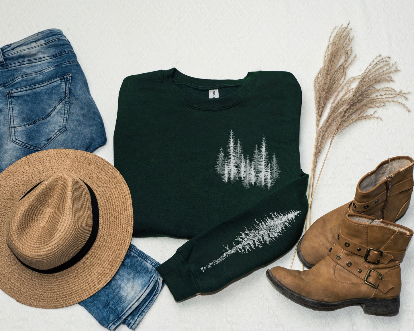 Winter Pine Sweatshirt Nature Lover Gift