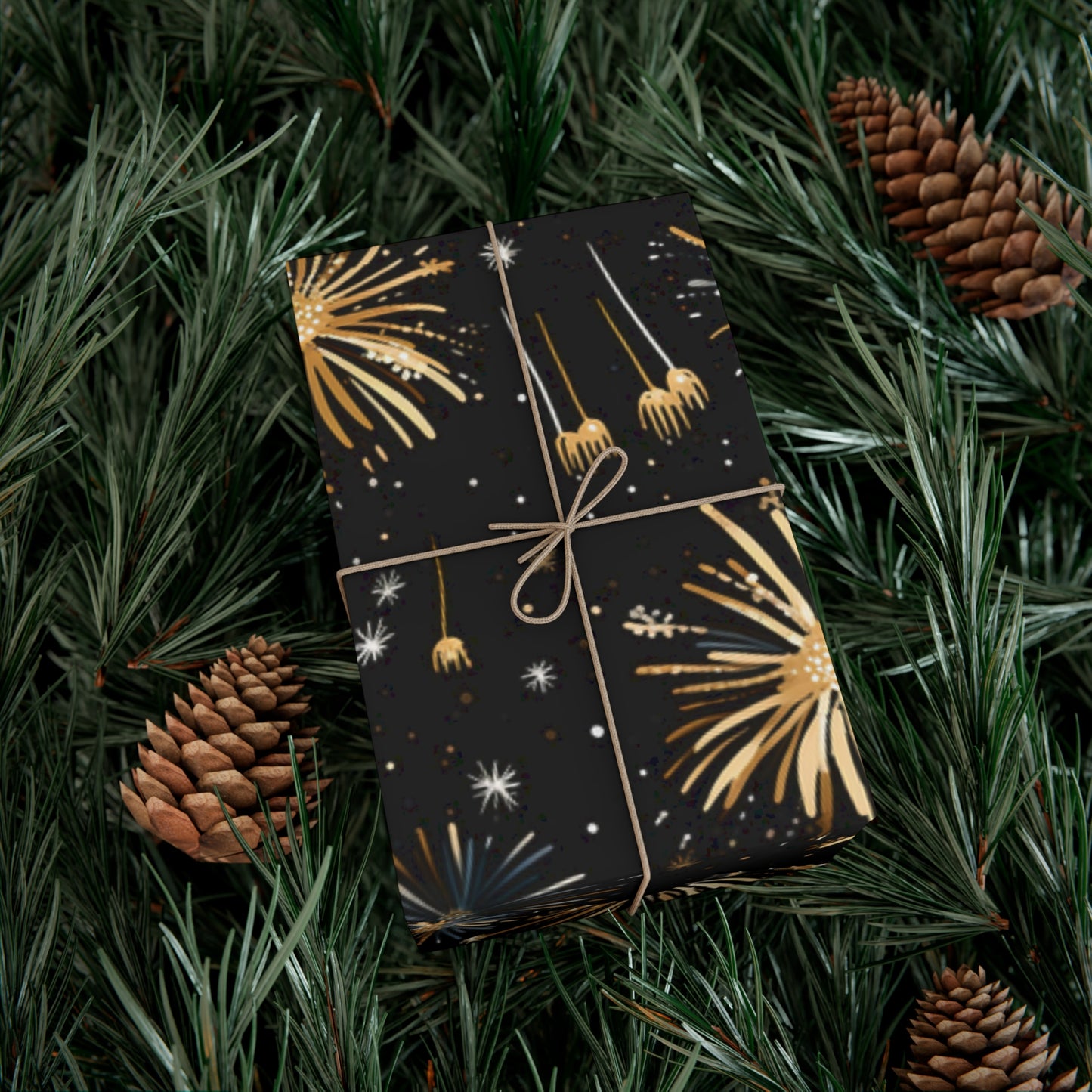New Year Wrapping Paper