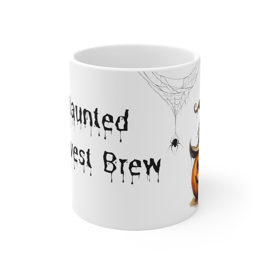 Spooky Jack O Lantern Haunted Halloween Mug