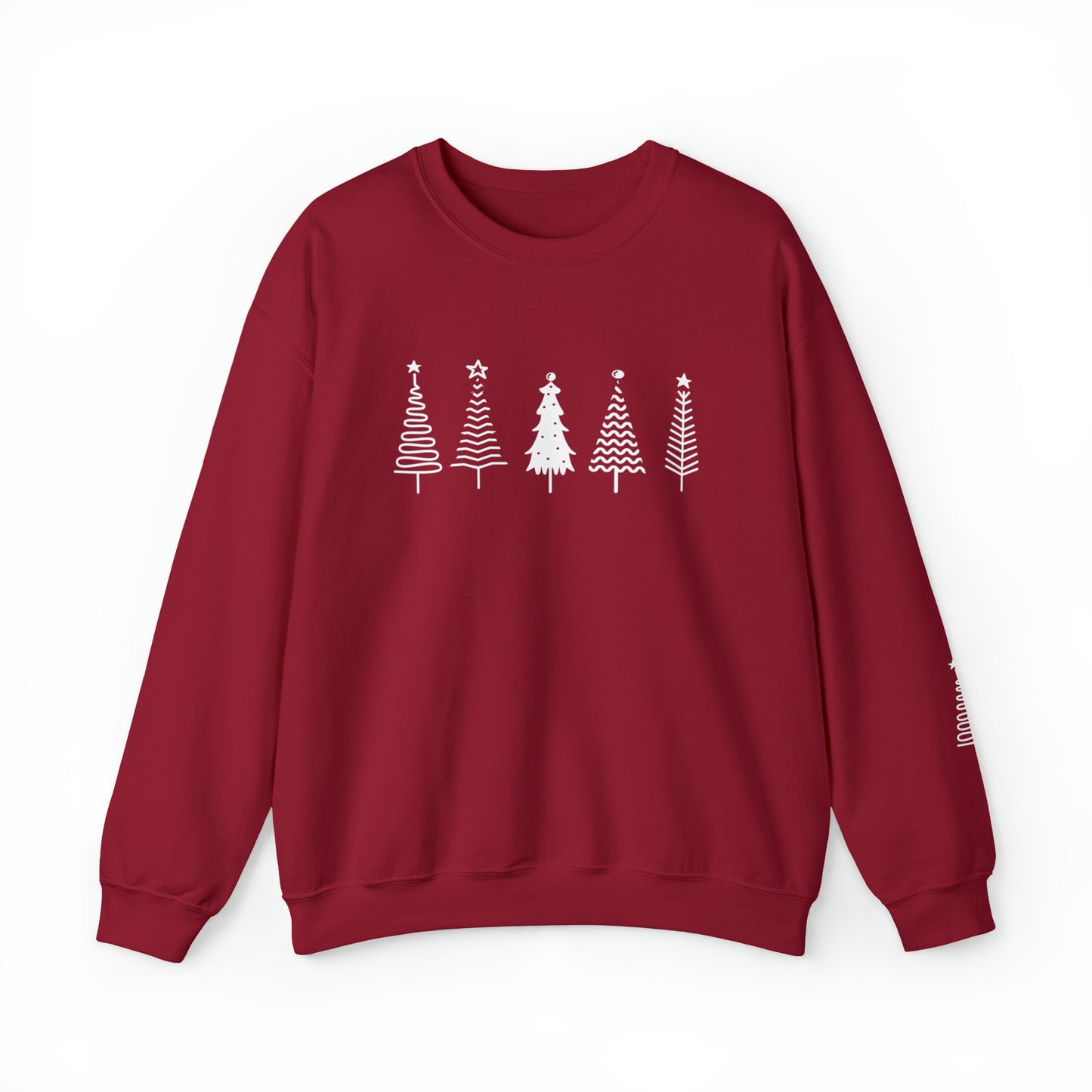 Minimalistic Christmas Tree Sweatshirt, Simple Christmas Sweatshirt For Women Minimalist Trendy Christmas Sweatshirt For Christmas Eve
