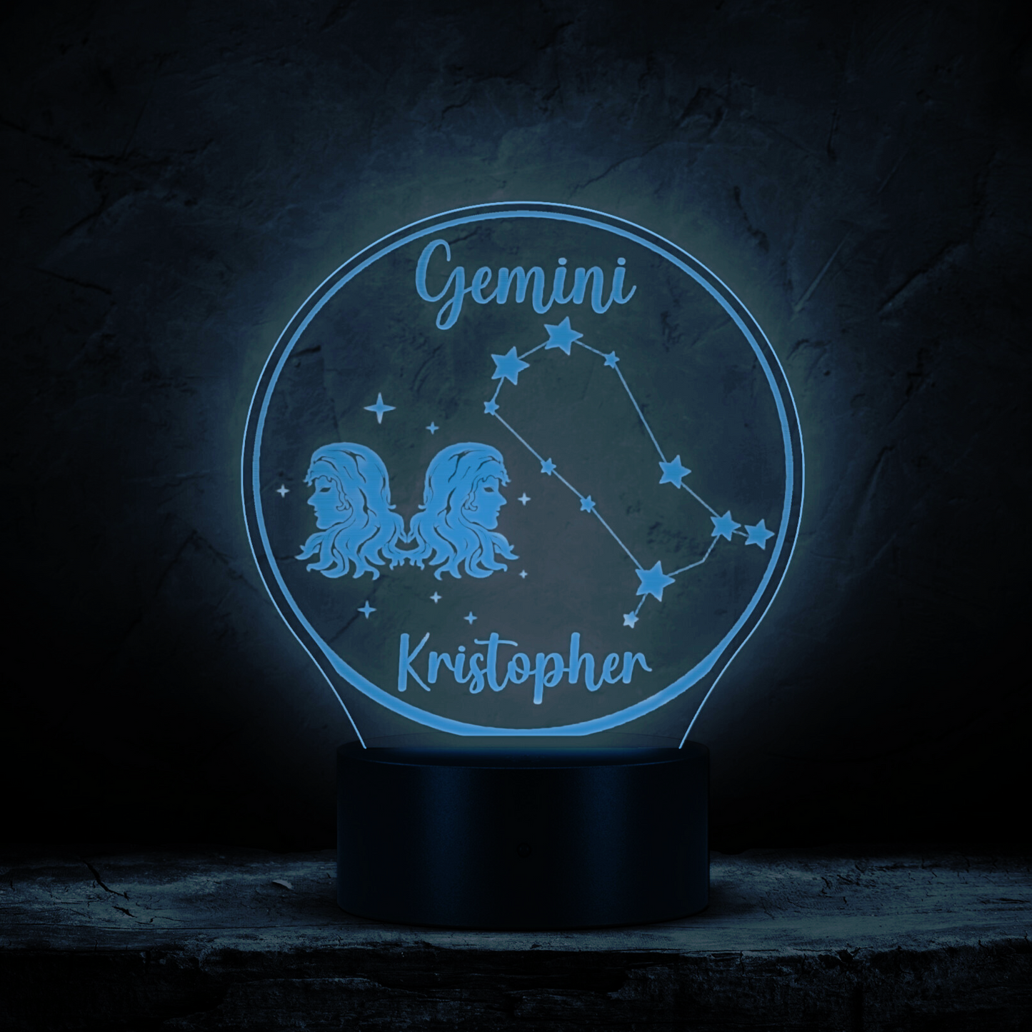 Personalized Gemini LED Light Gemini Gift Ideas